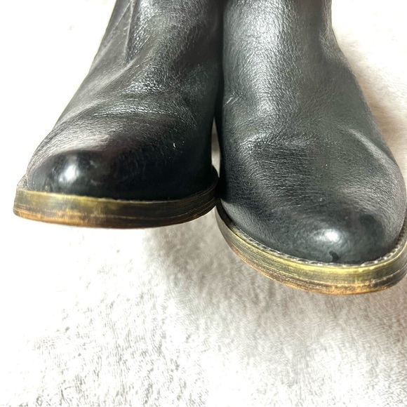 Very Volatile Jackson Black leather Western cowgirl Bootie women size 8 - Picture 4 of 10